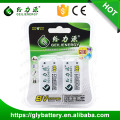 Geilienergy Recarregável 680mAh 9V Lithium Polymer Battery Pack